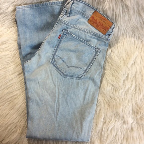 RARE Levi's "Red" Bootcut Jeans 32x32 - Picture 3 of 8